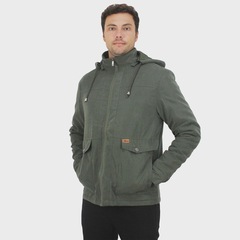 Jaqueta Masculina Surf Alive After Session Army Green Importada - Foto 1