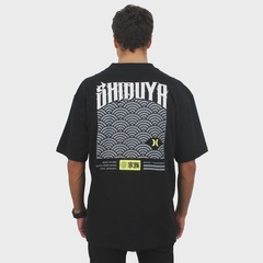 Camiseta Max Fit Hurley x Shibuya Escama Black - Masculina - Foto 2