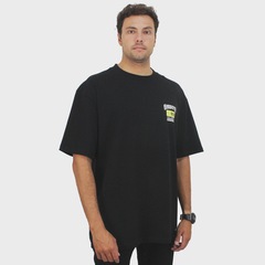 Camiseta Max Fit Hurley x Shibuya Escama Black - Masculina - Foto 3