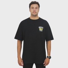 Camiseta Max Fit Hurley x Shibuya Escama Black - Masculina - Foto 5