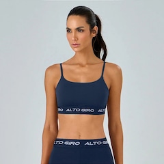 Top Alto Giro Sport PR26 Vinil - Feminino - Foto 1