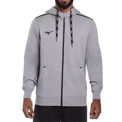 Moletom Mizuno Zipper Mescla - Masculino - Foto 1