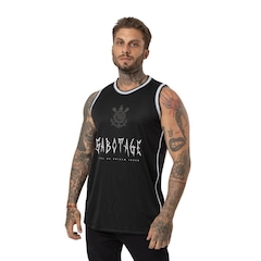 Camiseta Regata Masculina Corinthians Basquete x Sabotage - Foto 1