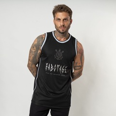 Camiseta Regata Masculina Corinthians Basquete x Sabotage - Foto 7