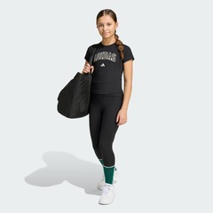 Calça Legging adidas Sport Seasonals Collegiate Typography Infantil - Foto 4