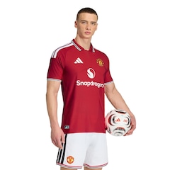 Camisa I Jogador Manchester United 26/27 adidas Masculina - Foto 1