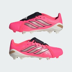Chuteira de Campo com Língua Dobrável Infantil adidas Predator League - Foto 8