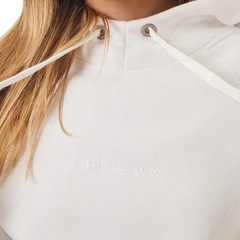 Blusão de Moletom Canguru Champion Hoodie Raglan - Feminina - Foto 3