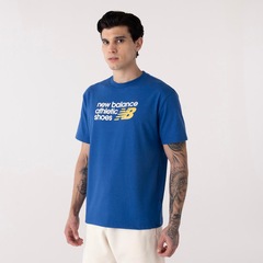 Camiseta New Balance Athletics Relaxed Premium Chest Logo Masculina - Foto 2