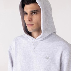 Casaco New Balance Com Capuz Athletics Small Logo Masculino - Foto 3