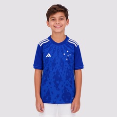 Camisa do Cruzeiro I 24/25 10 M. Pereira Adidas Infantil - Foto 2