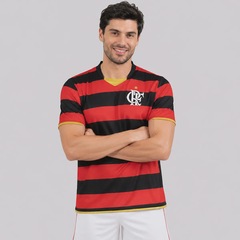 Camisa do Flamengo Retrô 2008 Masculina - Foto 3