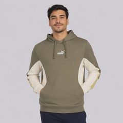 Blusão de Moletom Puma Ess Block Hoodie Masculino - Foto 1