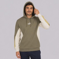 Blusão de Moletom Puma Ess Block Hoodie Masculino - Foto 3
