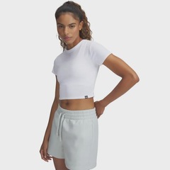 Camiseta Under Armour Sportstyle Rival Rib - Feminina - Foto 1