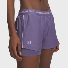 Short de Treino 2 em 1 Under Armour Tech Play Up - Feminino - Foto 5