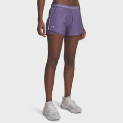 Short de Treino 2 em 1 Under Armour Tech Play Up - Feminino - Foto 6