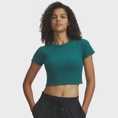 Camiseta Under Armour Sportstyle Rival Rib - Feminina - Foto 4