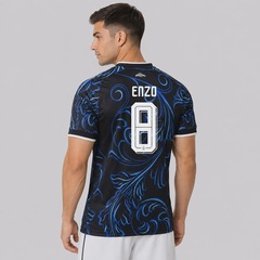 Camisa Argentina II 26/27 8 Enzo Adidas Masculina - Foto 1