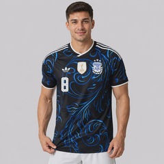 Camisa Argentina II 26/27 8 Enzo Adidas Masculina - Foto 2