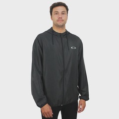 Jaqueta Masculina Windbreaker Oakley Essential Blackout - Foto 3