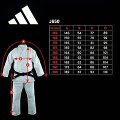 Kimono Judô adidas Contest J650 - Adulto - Foto 2