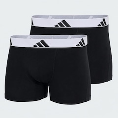 Kit Cueca Boxer adidas Active Flex Algodão com 2 Peças - Adulto - Foto 1