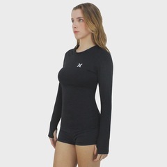 Camisa Lycra Hurley Icon - Feminina - Foto 1