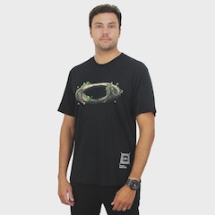 Camiseta Oakley Naturereverse Rusty Ellipse Tee Blackout - Masculina - Foto 1