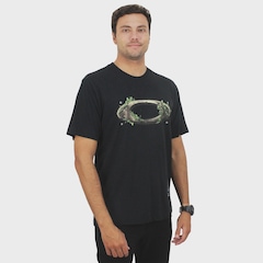 Camiseta Oakley Naturereverse Rusty Ellipse Tee Blackout - Masculina - Foto 3