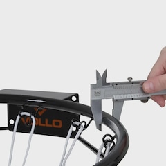 Aro de Basquete Tabela Vollo TBA45 45cm com Rede Oficial - Foto 3
