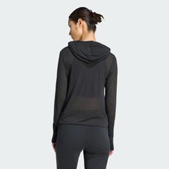 Blusão com Capuz adidas Soft Lux Sheer Feminino - Foto 3