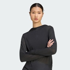 Blusão com Capuz adidas Soft Lux Sheer Feminino - Foto 5
