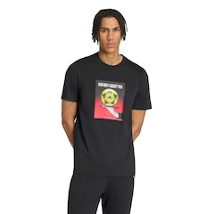 Camiseta Estampada Slogan de Futebol Adidas Masculino - Foto 1