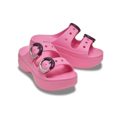 Sandália Crocs Saturday Dipped Buckle Sandal - Foto 3