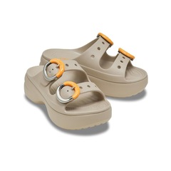 Sandália Crocs Saturday Dipped Buckle Sandal Dulcé - Foto 3