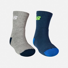 Meia Kit 3 Pares New Balance Cano Alto Infantil - Foto 2