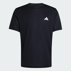 Camiseta adidas Workout Essentials Base 3 Listras - Masculina - Foto 4