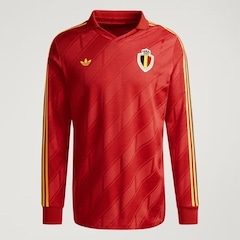 Camisa da Bélgica Manga Longa Retrô 1986 adidas - Masculina - Foto 3