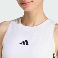 Regata Cropped adidas Acolchoada Essentials 3 Listras - Feminina - Foto 6