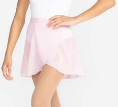 Saia de Ballet Transpassada Crepe Só Dança - Infantil - Foto 2