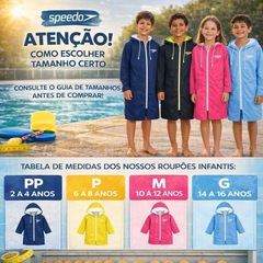 Roupão de Natação New Malta Speedo - Infantil - Foto 4