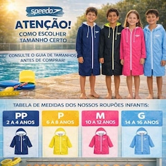 Roupão de Natação New Malta Speedo - Infantil - Foto 4