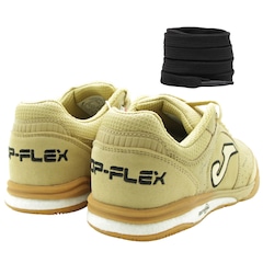Chuteira Futsal Adulto Joma Top Flex Rebound Gold Premium - Foto 4