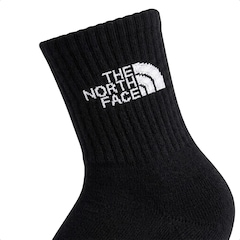 Kit com 3 pares de Meia Cano Médio The North Face Everyday Standard Crew - Unissex - Foto 2