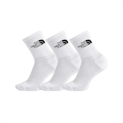 Kit com 3 pares de Meia Cano Médio The North Face Everyday Standard Crew - Unissex - Foto 1