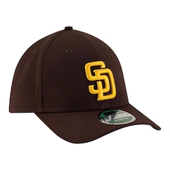 Boné Adulto New Era 3930MC San Diego Padres MLB Player Aba Curva - Foto 4