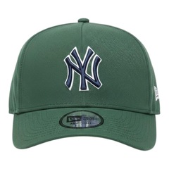 Boné Adulto New Era 940 A-Frame New York Yankees Outline Script Aba Curva - Foto 1