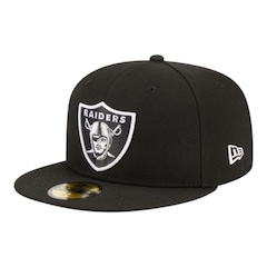 Boné Adulto New Era 5950 Las Vegas Raiders Aba Reta - Foto 2