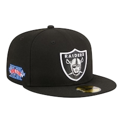 Boné Adulto New Era 5950 Las Vegas Raiders Aba Reta - Foto 3